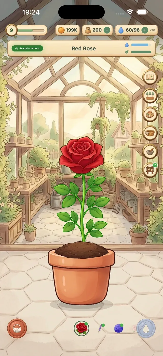 Watch it grow for real — It keeps growing while you are away.